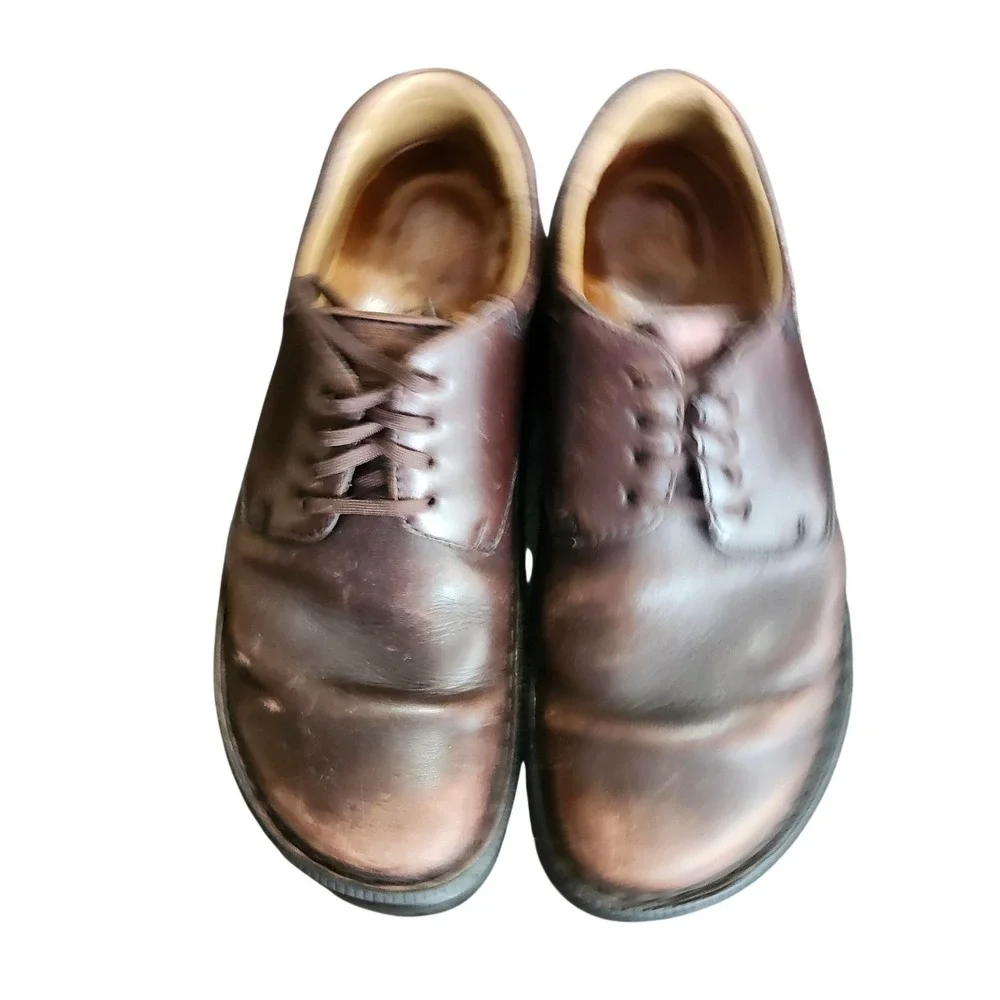 Birkenstock Footprints Oxford Mens 42 Brown Leather Lace Up Plain Toe Shoes